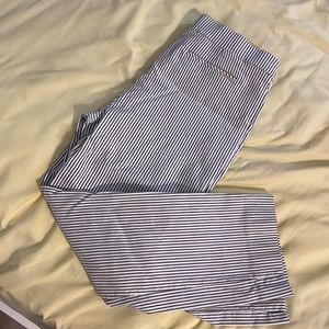 Capri striped pants